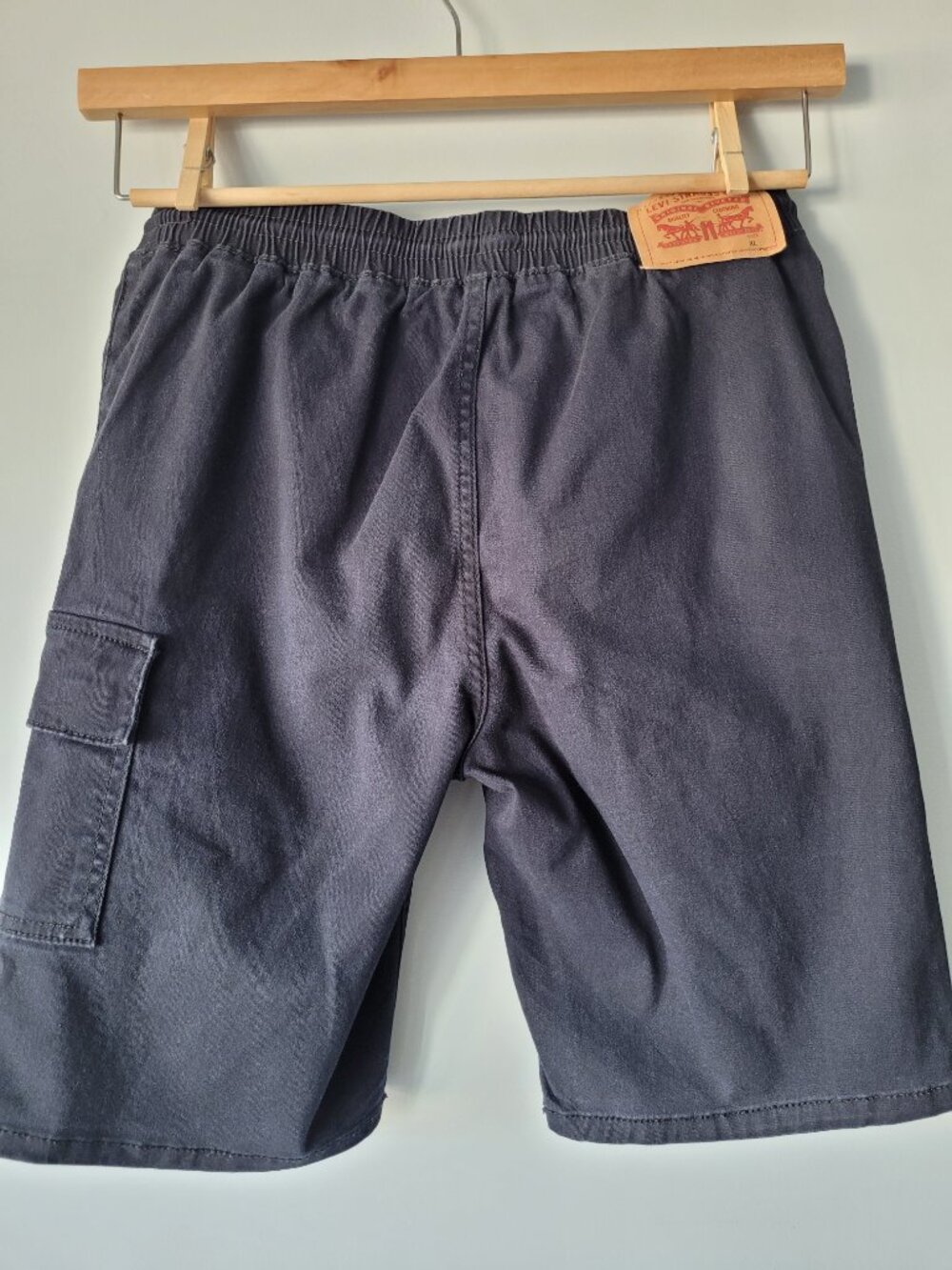 Levi's Boys Black Cargo Shorts | Size XL | Stretch Cotton - Picture 2 of 16